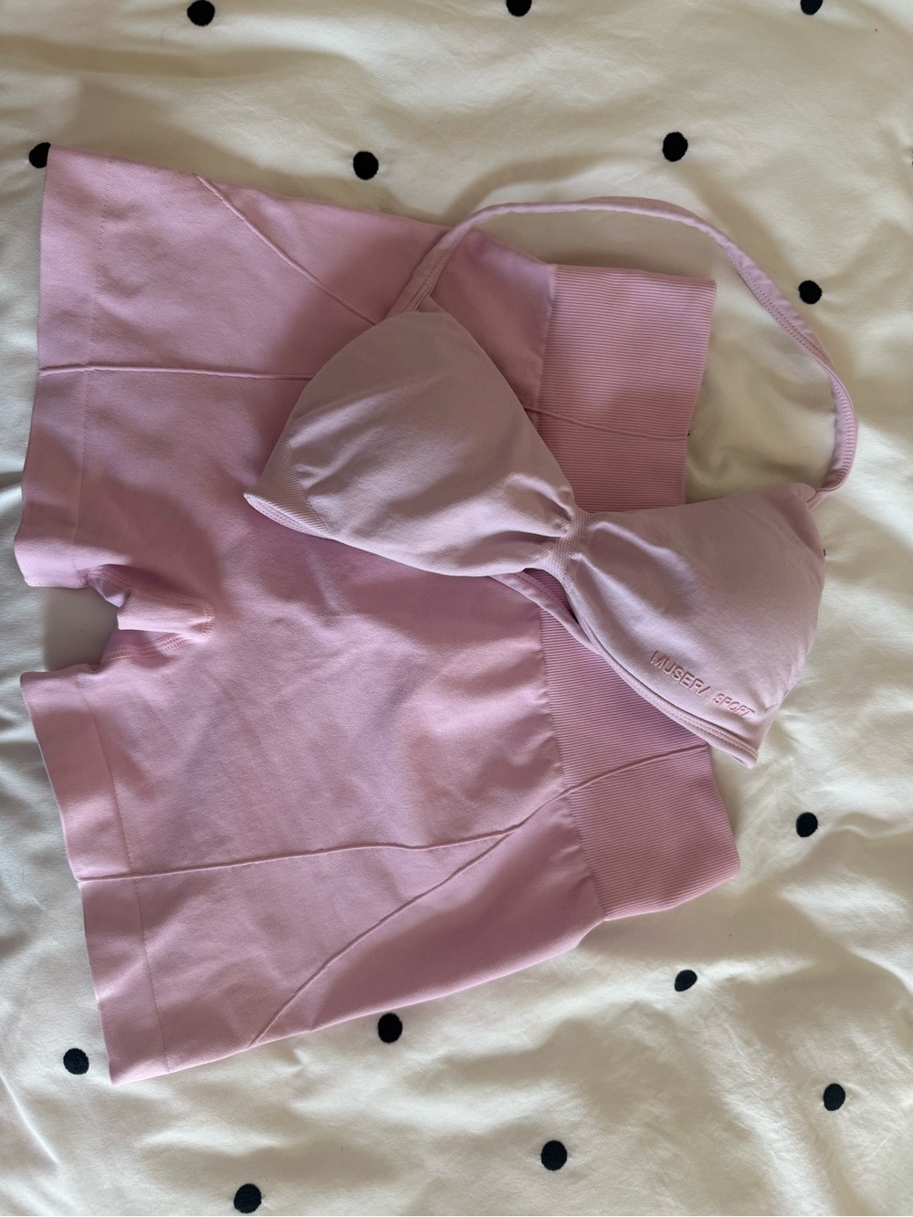 Musera Halter Bra and Booty Scrunch Shorts